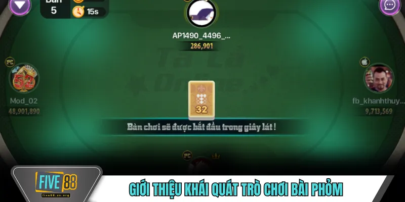 Hướng Dẫn Chơi Phỏm FIVE88 - Luật Và Mẹo Chiến Thắng 2 Giới thiệu khái quát trò chơi bài Phỏm