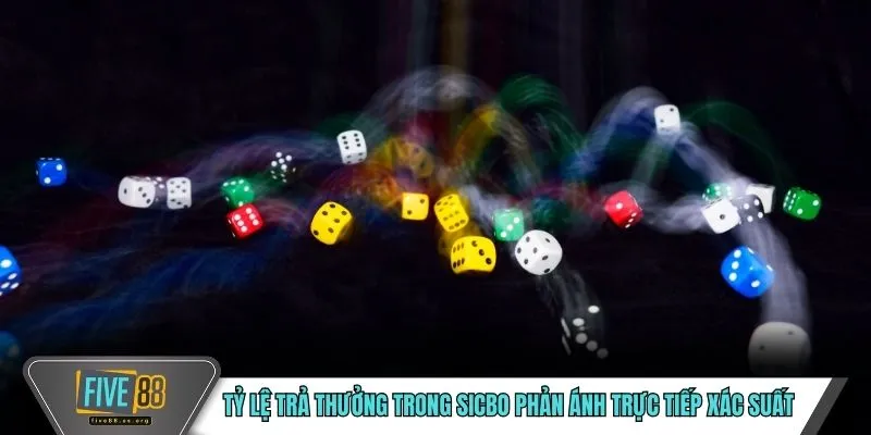 Tỷ lệ trả thưởng trong Sicbo phản ánh trực tiếp xác suất